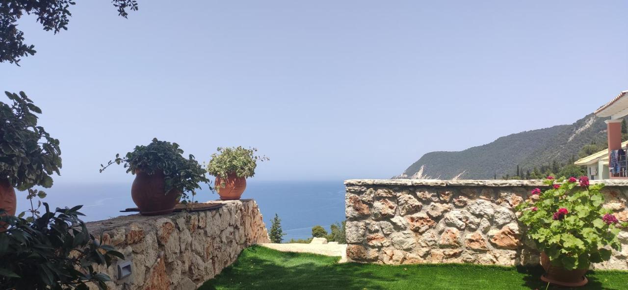 Villa Nereid Glafki - Enjoy Summer Sunsets Áyios Nikítas 外观 照片