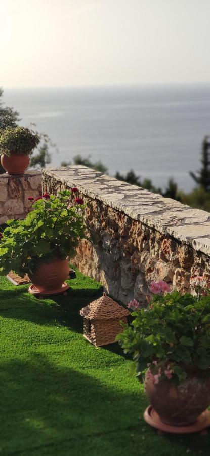 Villa Nereid Glafki - Enjoy Summer Sunsets Áyios Nikítas 外观 照片