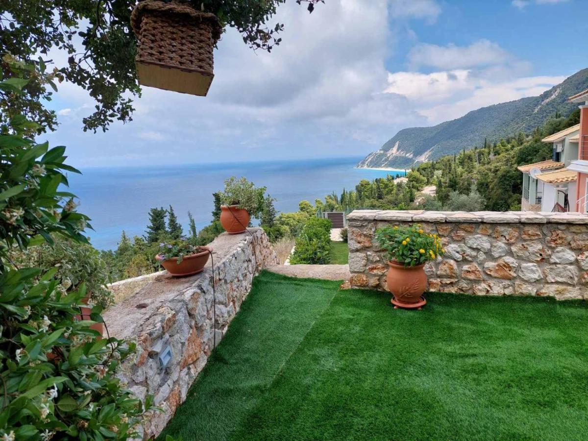 Villa Nereid Glafki - Enjoy Summer Sunsets Áyios Nikítas 外观 照片