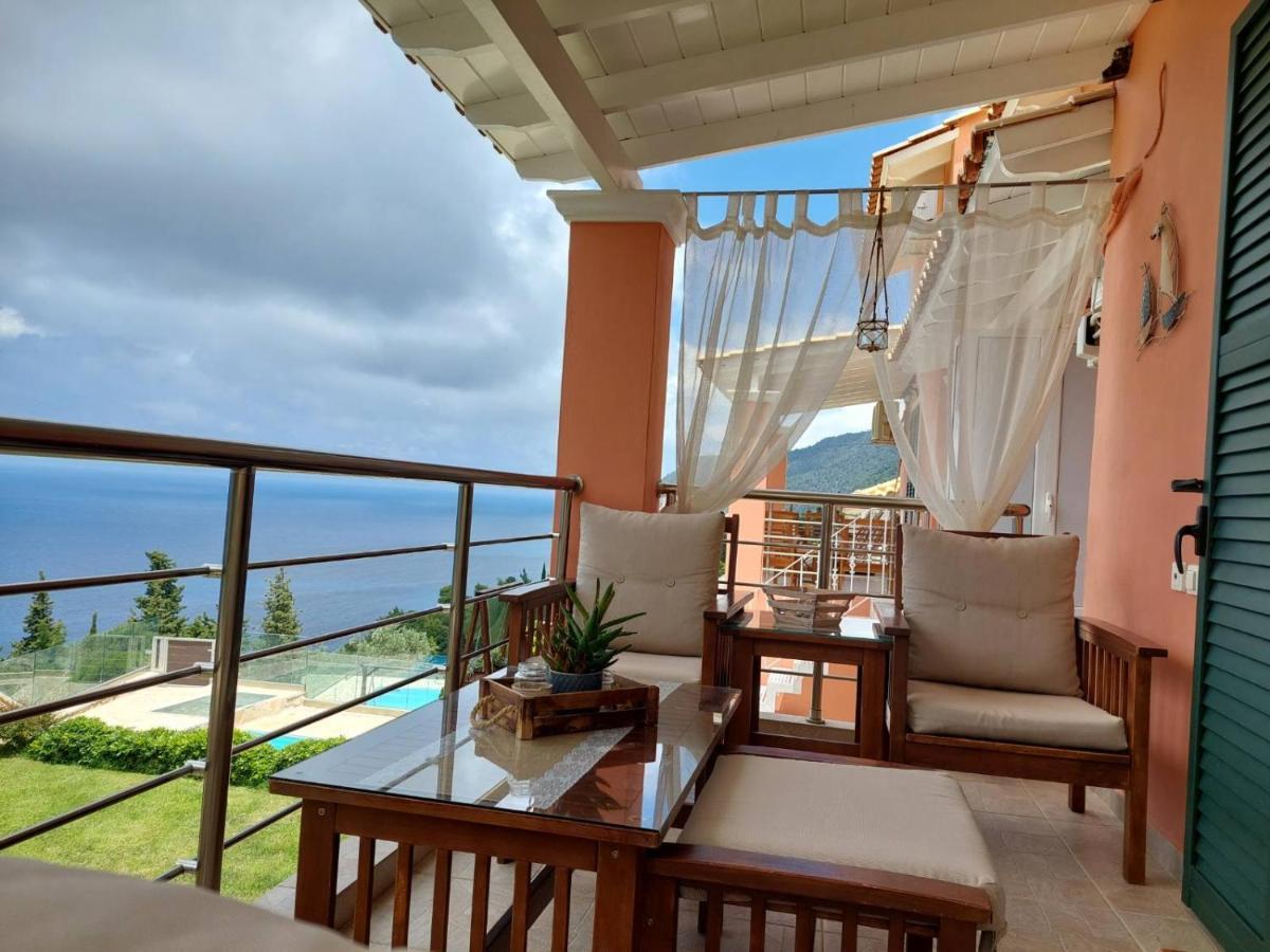 Villa Nereid Glafki - Enjoy Summer Sunsets Áyios Nikítas 外观 照片